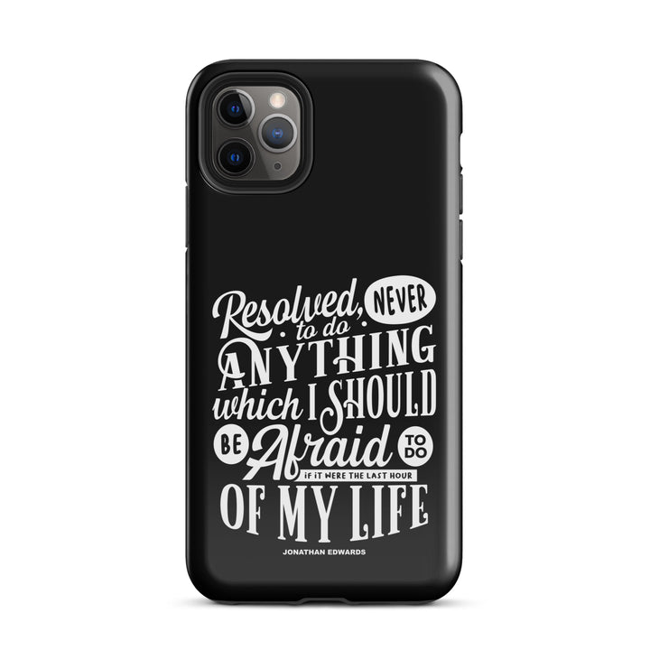 Christian Phone Case Jonathan Edwards Last Hour Black for iPhone® iPhone® Phone Cases Glossy iPhone 11 Pro Max