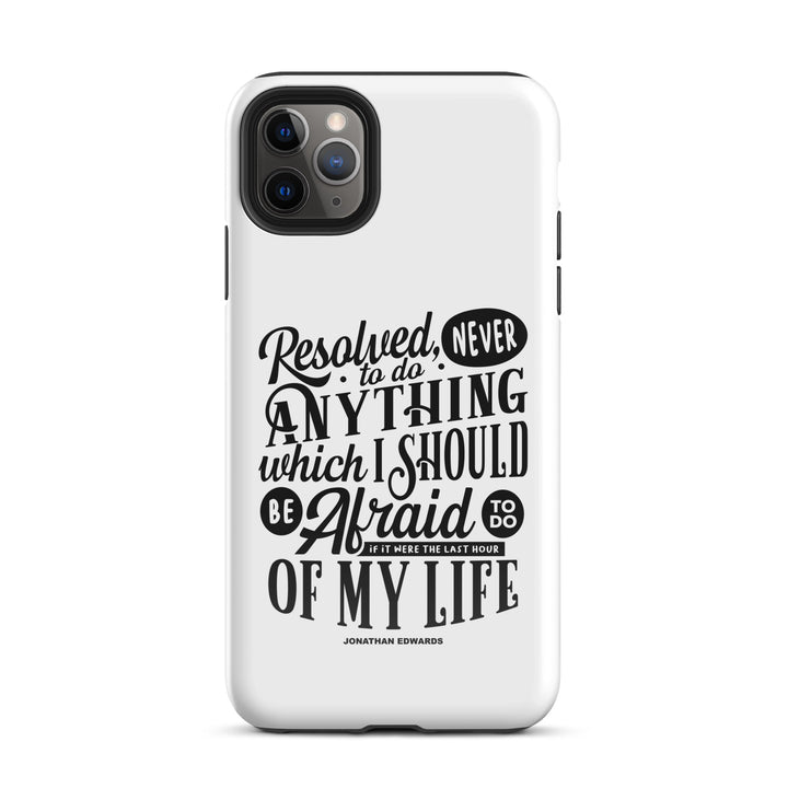 Christian Phone Case Jonathan Edwards Last Hour White for iPhone® iPhone® Phone Cases Glossy iPhone 11 Pro Max