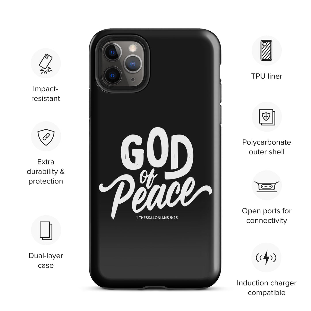 Christian Phone Case God of Peace Black for iPhone® iPhone® Phone Cases   