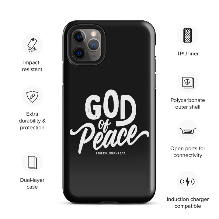 Christian Phone Case God of Peace Black for iPhone® iPhone® Phone Cases   