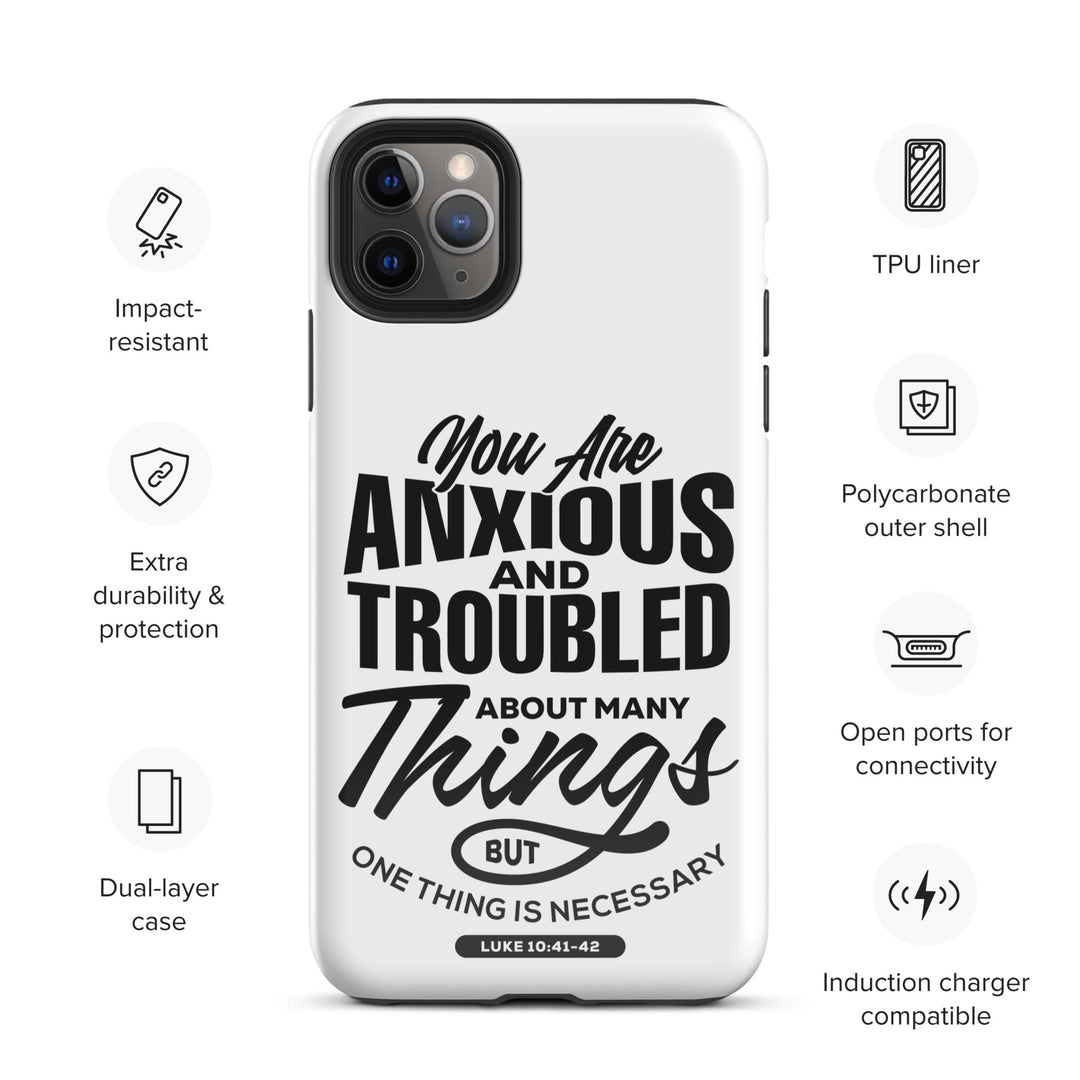 Christian Phone Case Anxious And Troubled White for iPhone® iPhone® Phone Cases   