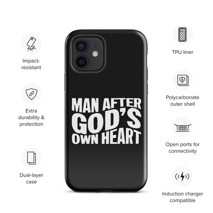 Christian Phone Case Man After God's Heart for iPhone® iPhone® Phone Cases   