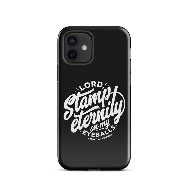 Christian Phone Case Jonathan Edwards Stamp Eternity Black for iPhone® iPhone® Phone Cases Glossy iPhone 12
