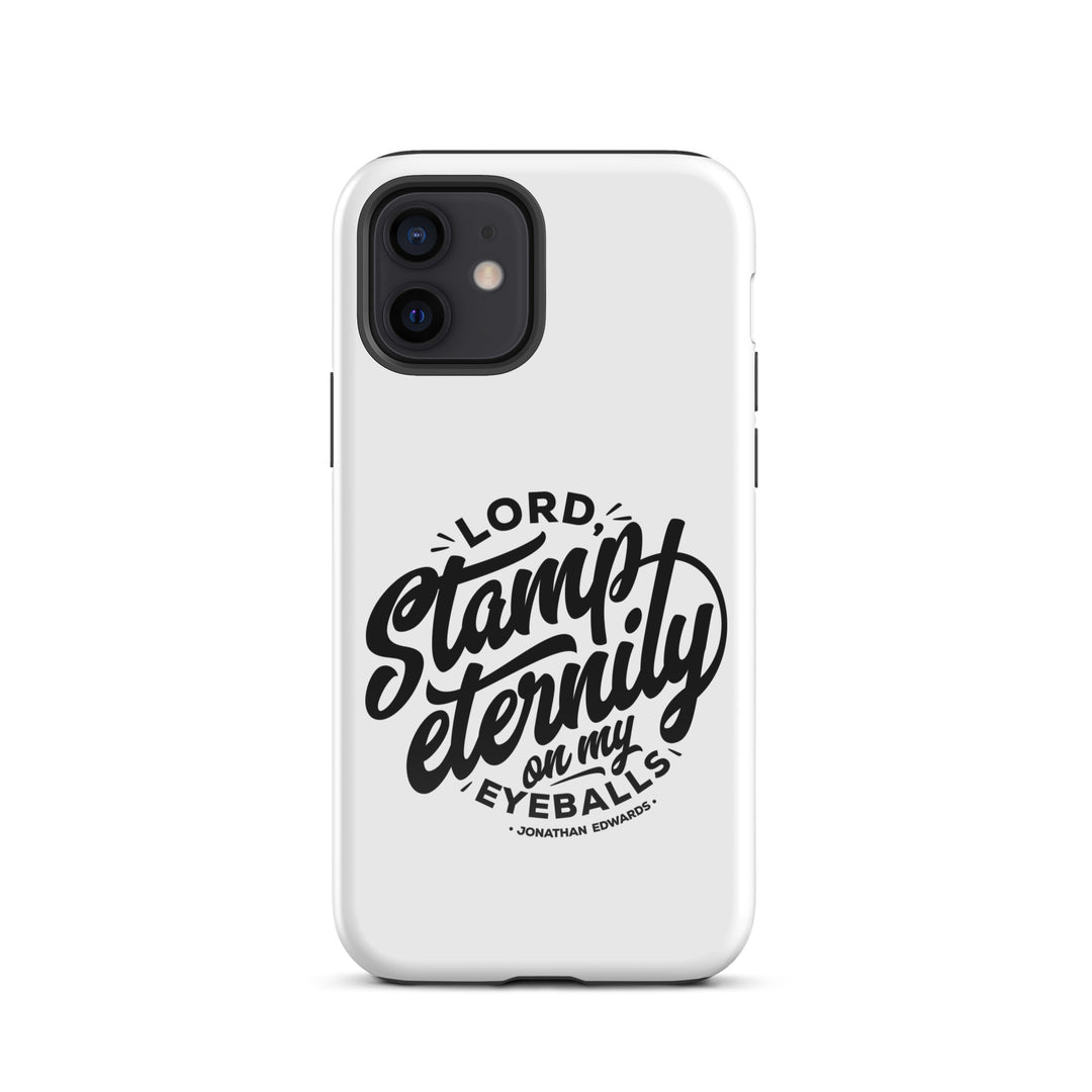 Christian Phone Case Jonathan Edwards Stamp Eternity White for iPhone® iPhone® Phone Cases Glossy iPhone 12