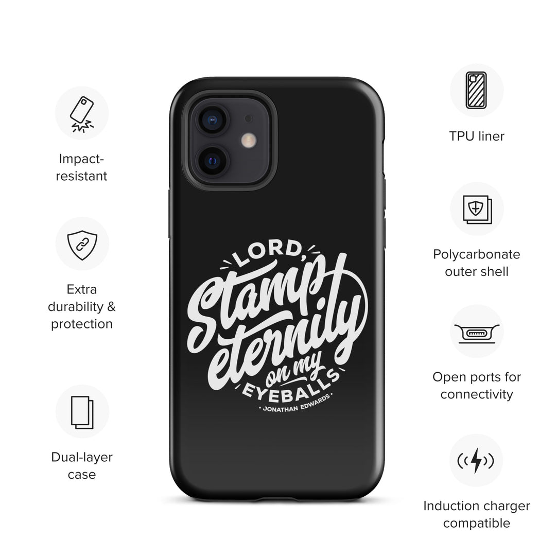 Christian Phone Case Stamp Eternity Black for iPhone® iPhone® Phone Cases   