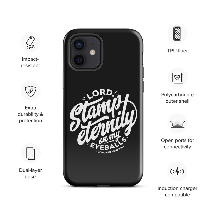 Christian Phone Case Stamp Eternity Black for iPhone® iPhone® Phone Cases   