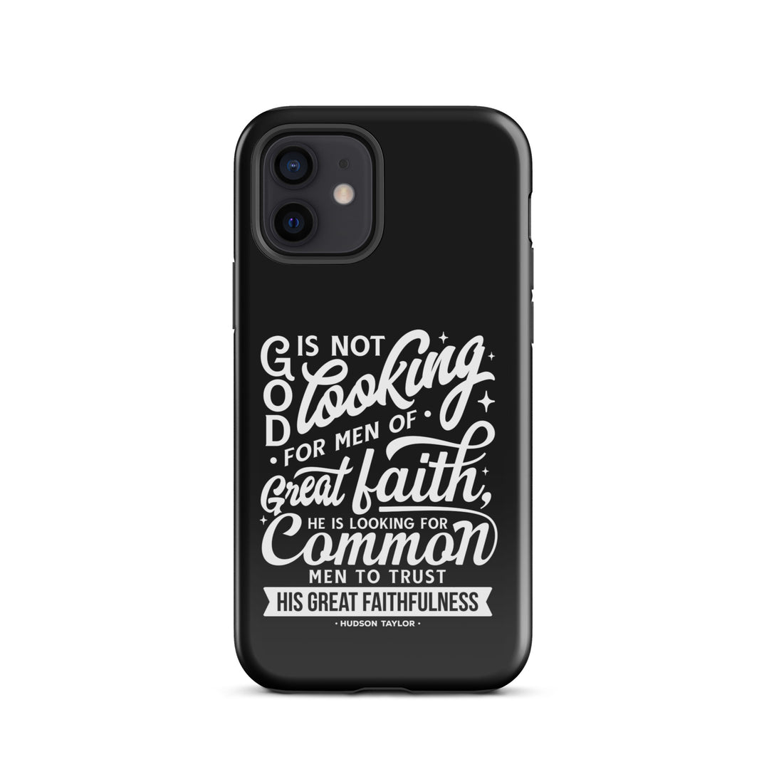 Christian Phone Case Hudson Taylor Common Men Black for iPhone® iPhone® Phone Cases Glossy iPhone 12