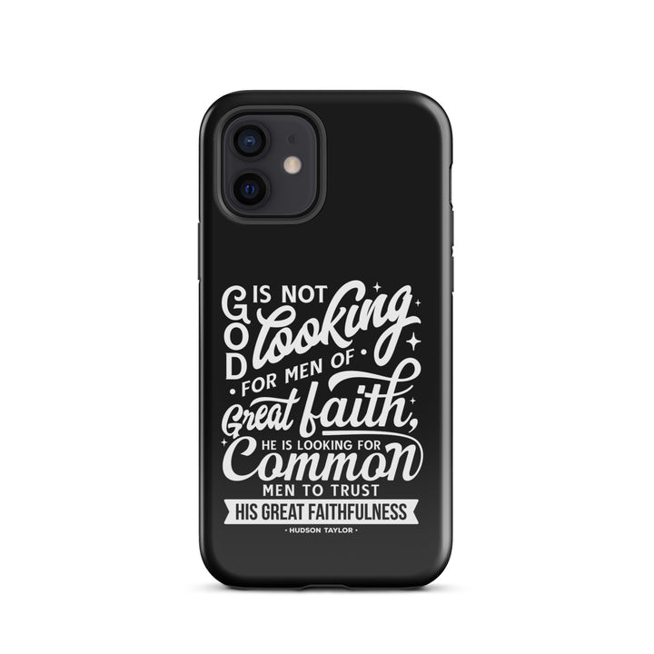 Christian Phone Case Hudson Taylor Common Men Black for iPhone® iPhone® Phone Cases Glossy iPhone 12