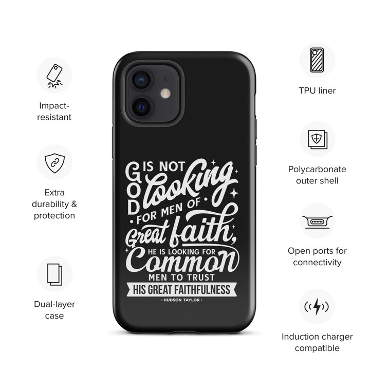 Christian Phone Case Common Men Black for iPhone® iPhone® Phone Cases   