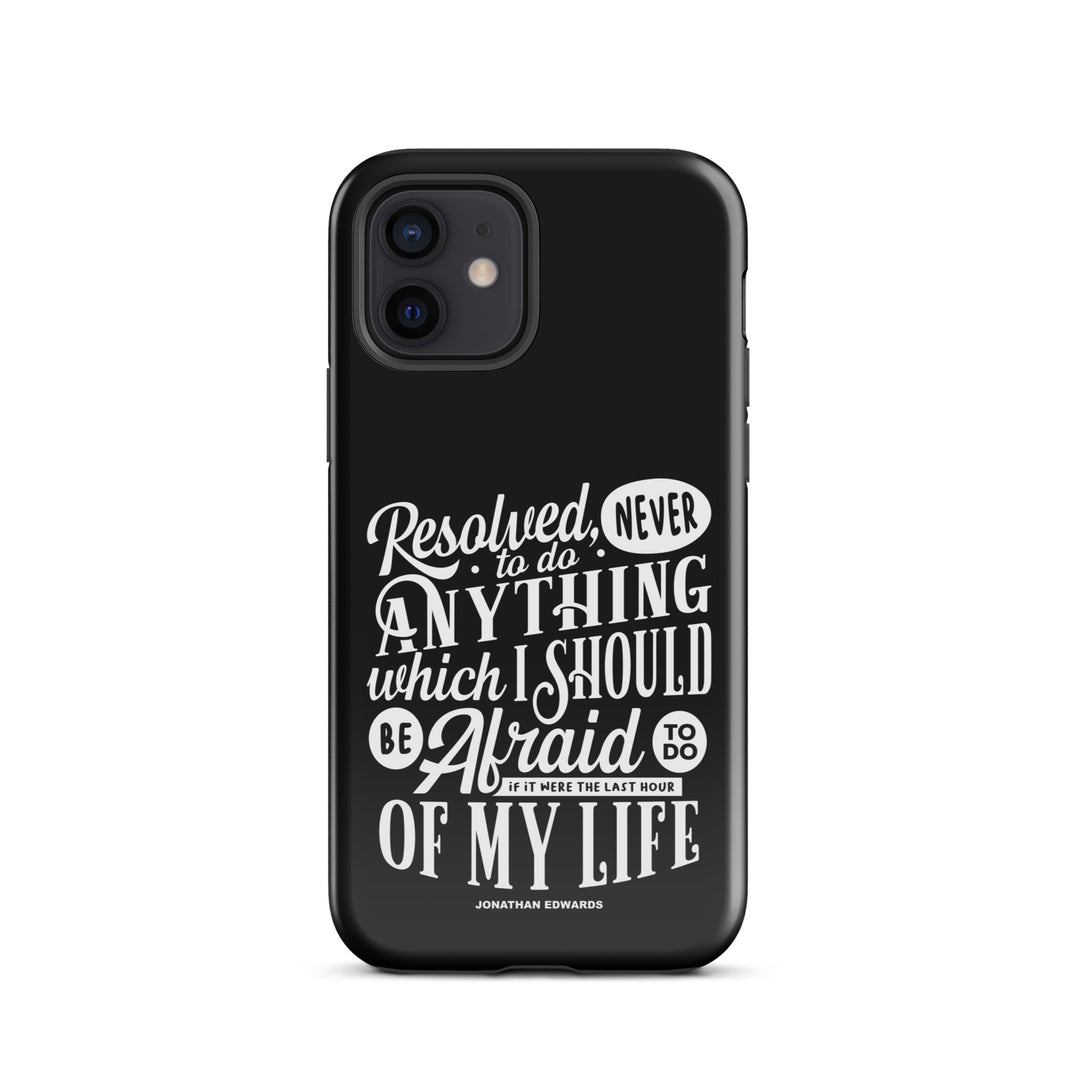 Christian Phone Case Jonathan Edwards Last Hour Black for iPhone® iPhone® Phone Cases Glossy iPhone 12