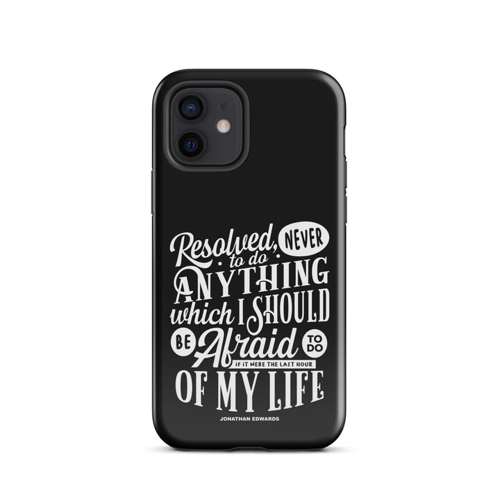 Christian Phone Case Jonathan Edwards Last Hour Black for iPhone® iPhone® Phone Cases Glossy iPhone 12
