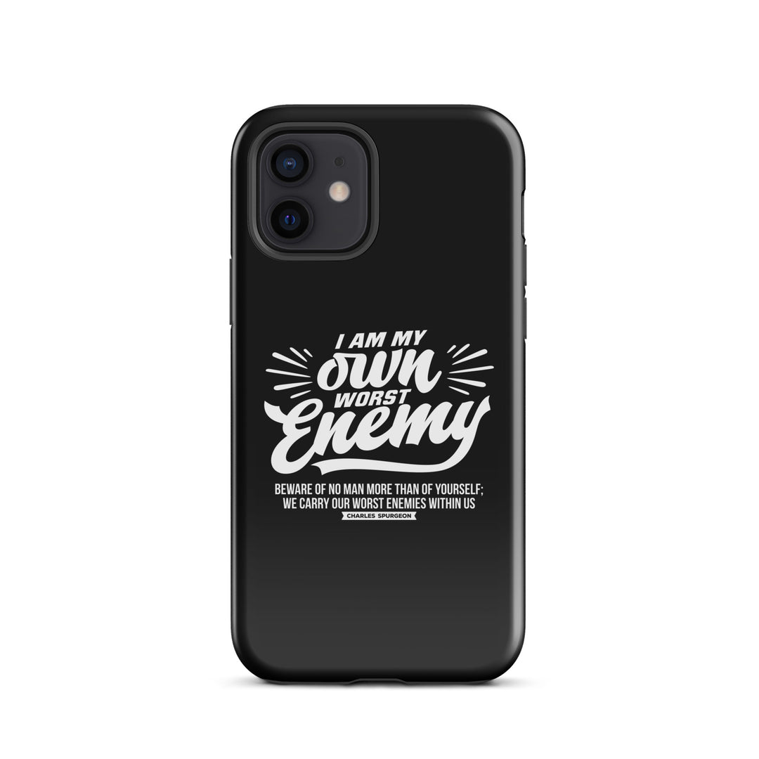 Christian Phone Case Charles Spurgeon's Worst Enemy Black for iPhone® iPhone® Phone Cases Glossy iPhone 12
