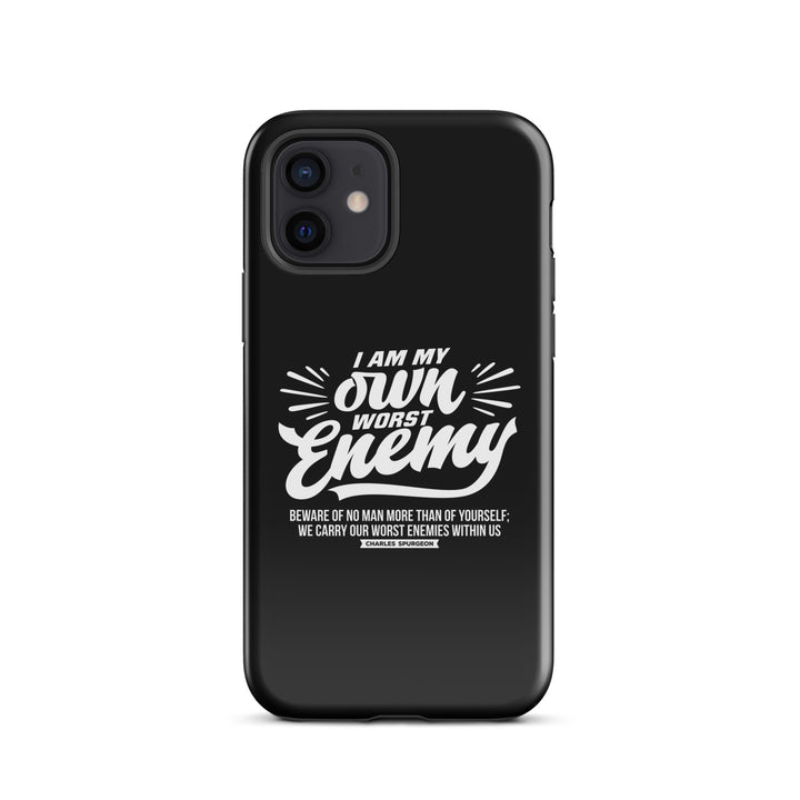 Christian Phone Case Charles Spurgeon's Worst Enemy Black for iPhone® iPhone® Phone Cases Glossy iPhone 12