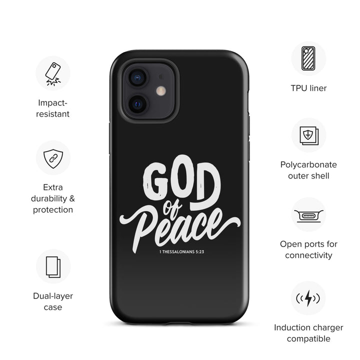 Christian Phone Case God of Peace Black for iPhone® iPhone® Phone Cases   