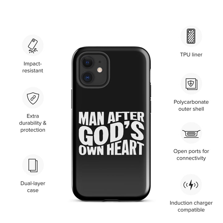Christian Phone Case Man After God's Heart for iPhone® iPhone® Phone Cases   