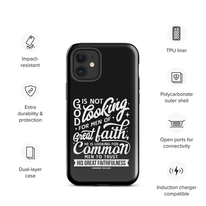 Christian Phone Case Common Men Black for iPhone® iPhone® Phone Cases   