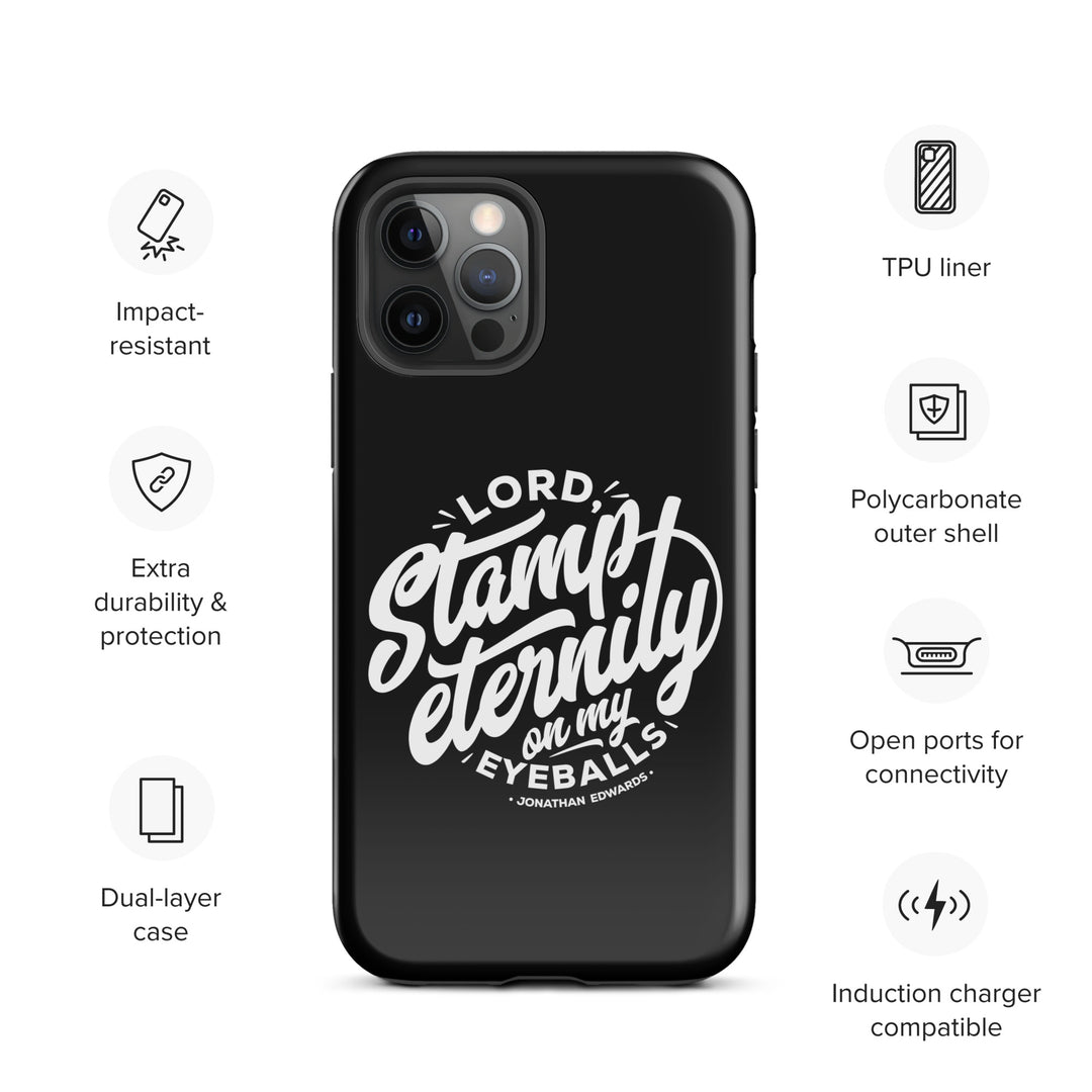 Christian Phone Case Stamp Eternity Black for iPhone® iPhone® Phone Cases   