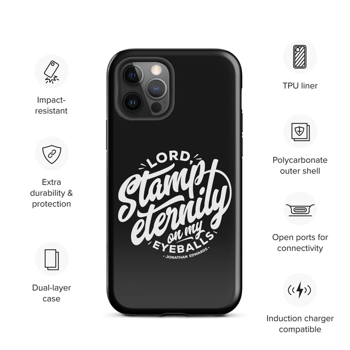 Christian Phone Case Stamp Eternity Black for iPhone® iPhone® Phone Cases   