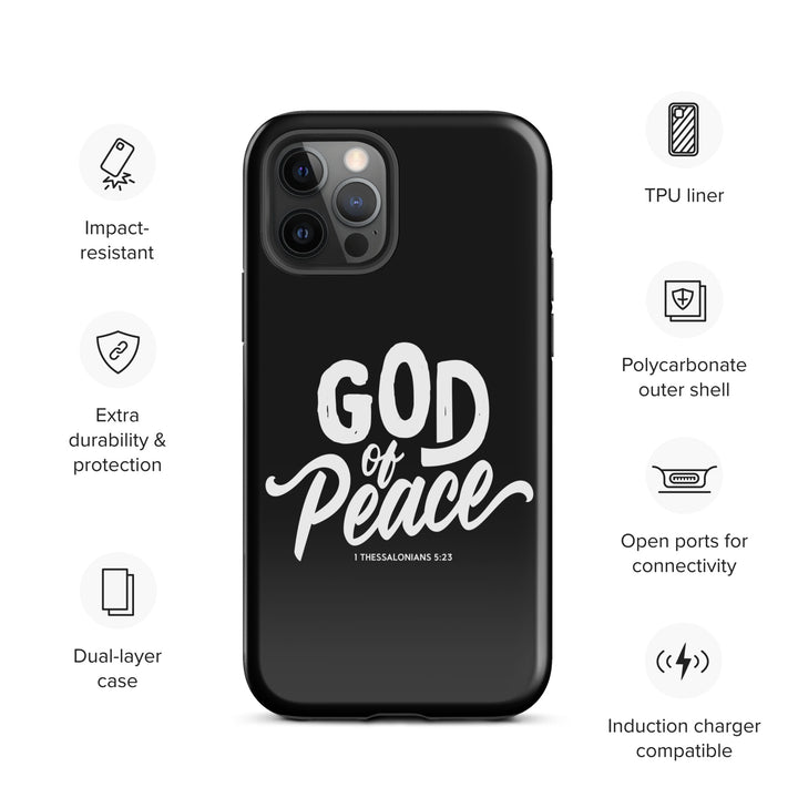 Christian Phone Case God of Peace Black for iPhone® iPhone® Phone Cases   