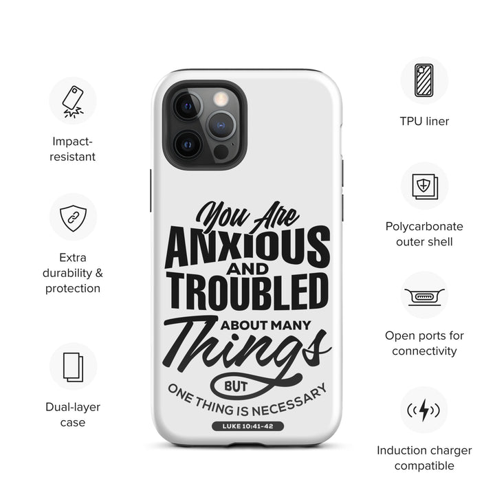 Christian Phone Case Anxious And Troubled White for iPhone® iPhone® Phone Cases   