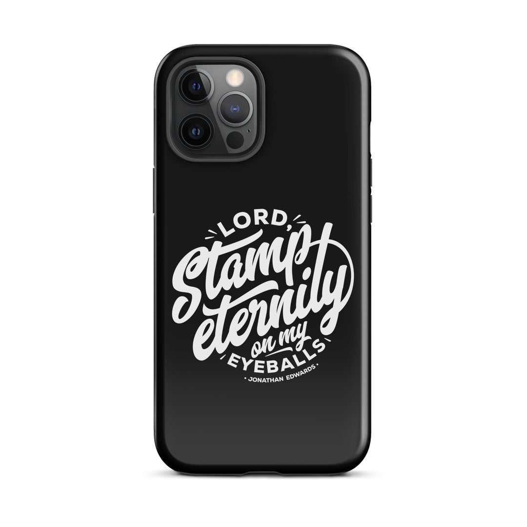Christian Phone Case Jonathan Edwards Stamp Eternity Black for iPhone® iPhone® Phone Cases Glossy iPhone 12 Pro Max