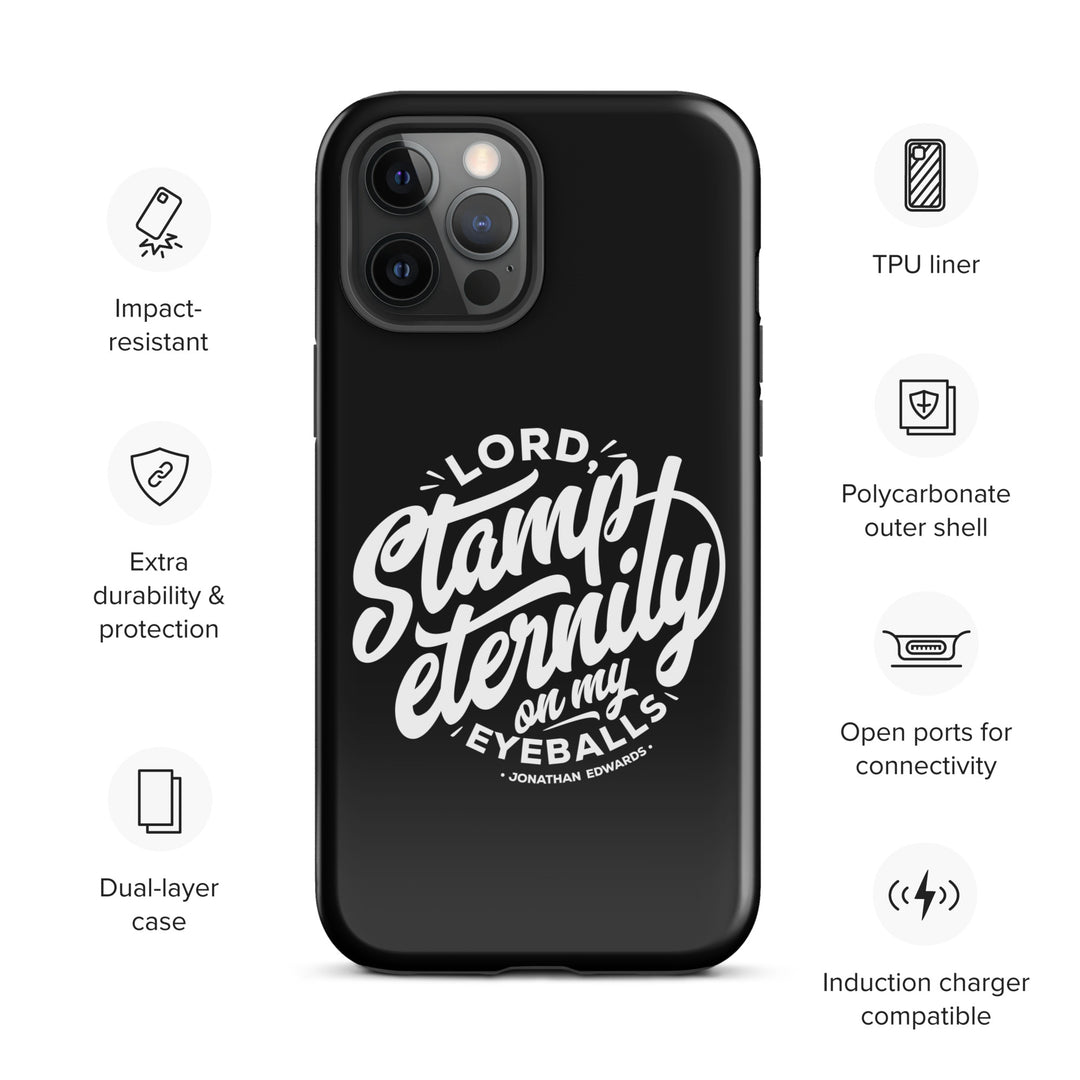 Christian Phone Case Stamp Eternity Black for iPhone® iPhone® Phone Cases   