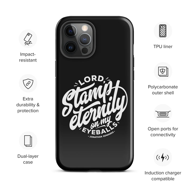 Christian Phone Case Stamp Eternity Black for iPhone® iPhone® Phone Cases   