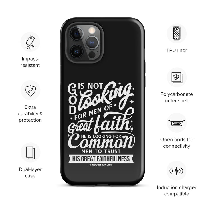 Christian Phone Case Common Men Black for iPhone® iPhone® Phone Cases   