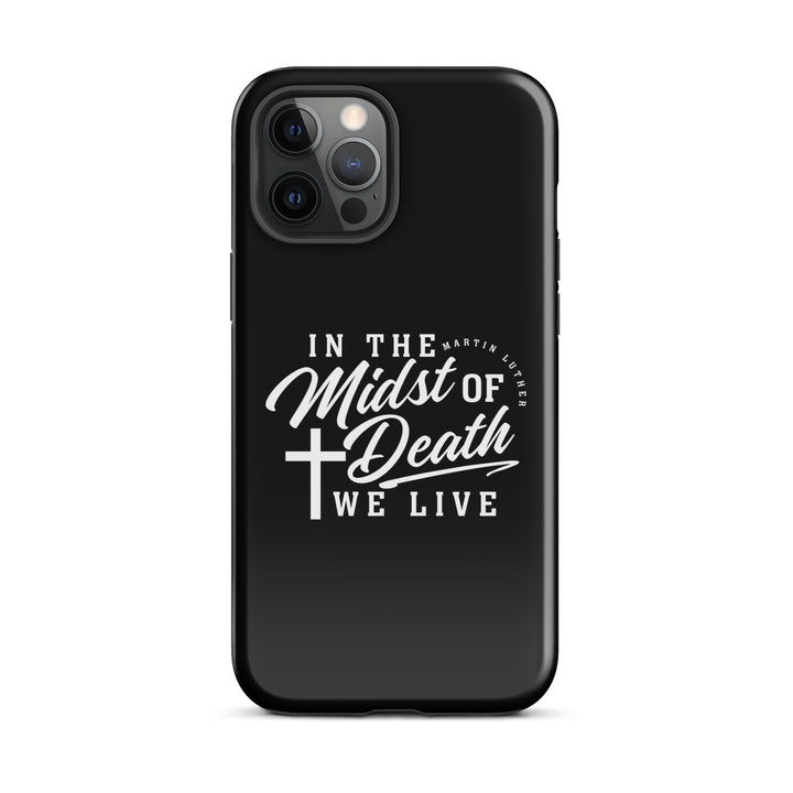 Christian Phone Case Martin Luther's Midst of Death Black for iPhone® iPhone® Phone Cases Glossy iPhone 12 Pro Max