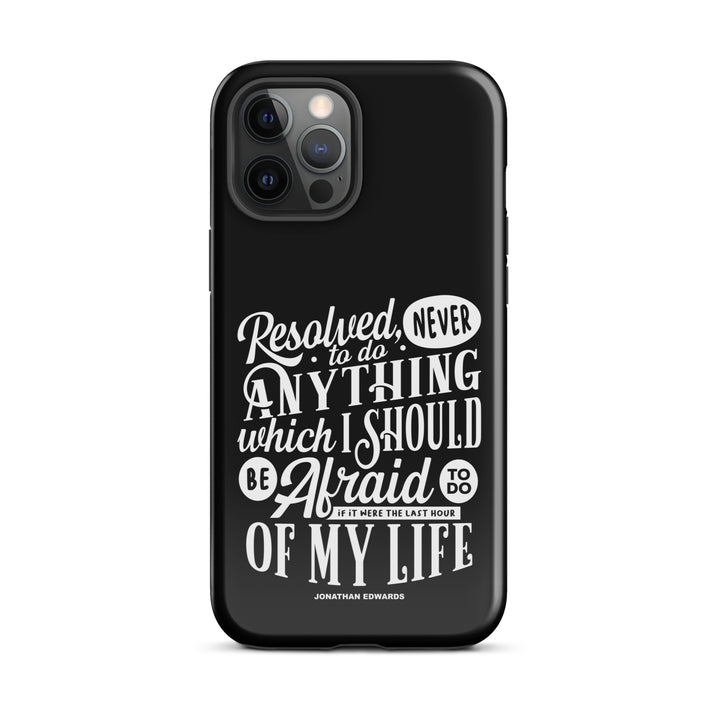 Christian Phone Case Jonathan Edwards Last Hour Black for iPhone® iPhone® Phone Cases Glossy iPhone 12 Pro Max