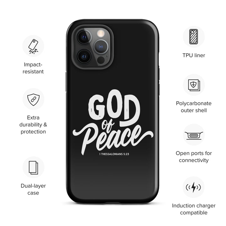 Christian Phone Case God of Peace Black for iPhone® iPhone® Phone Cases   