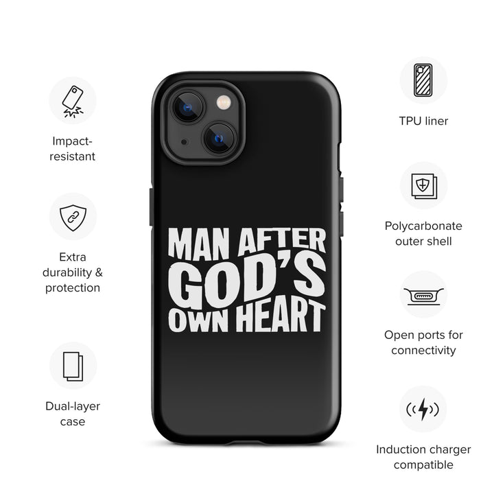 Christian Phone Case Man After God's Heart for iPhone® iPhone® Phone Cases   