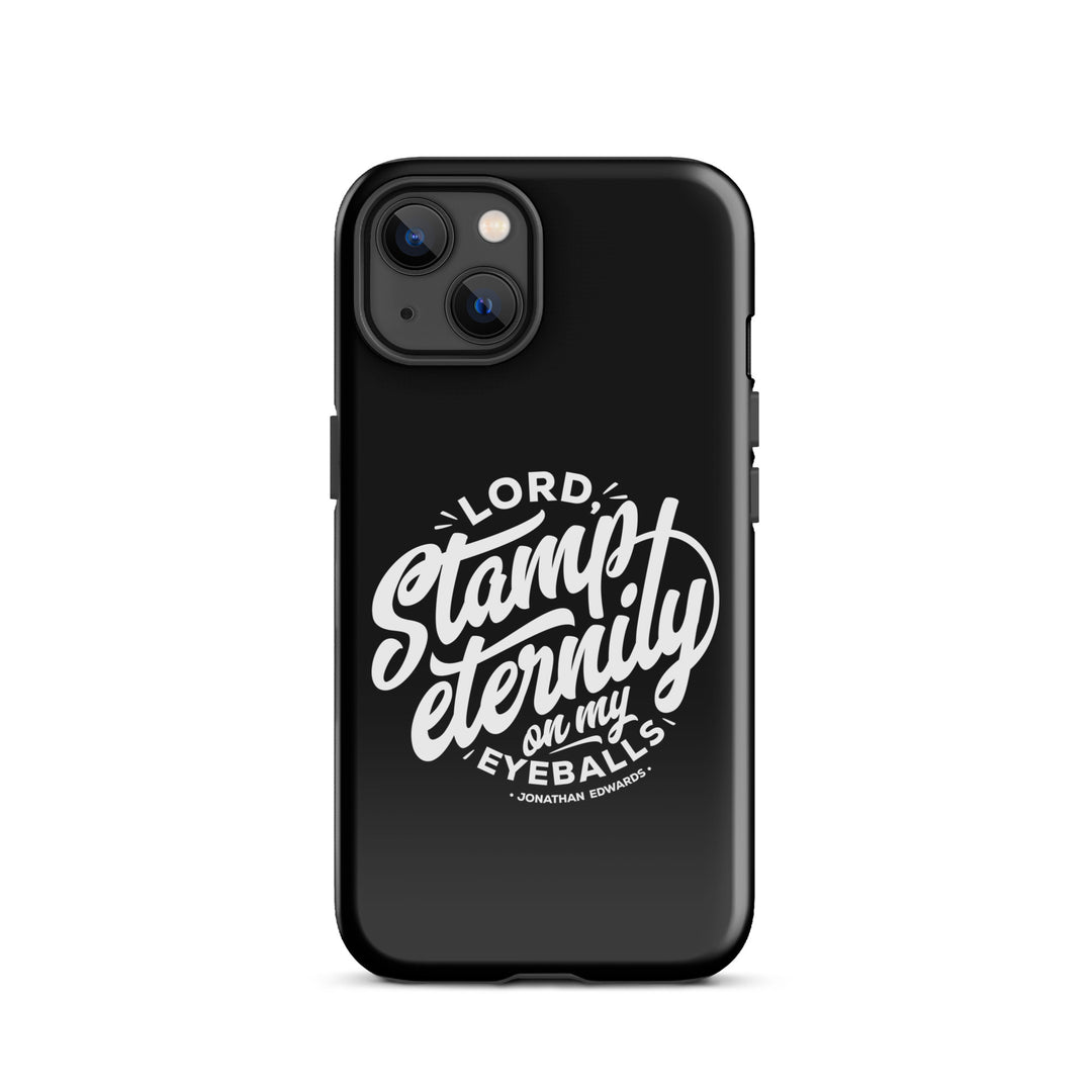 Christian Phone Case Jonathan Edwards Stamp Eternity Black for iPhone® iPhone® Phone Cases Glossy iPhone 13