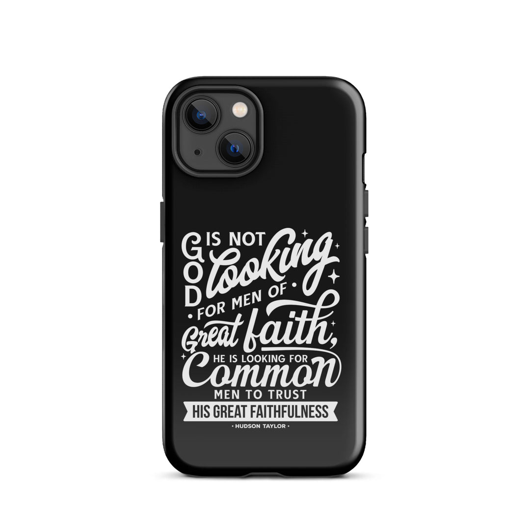 Christian Phone Case Hudson Taylor Common Men Black for iPhone® iPhone® Phone Cases Glossy iPhone 13