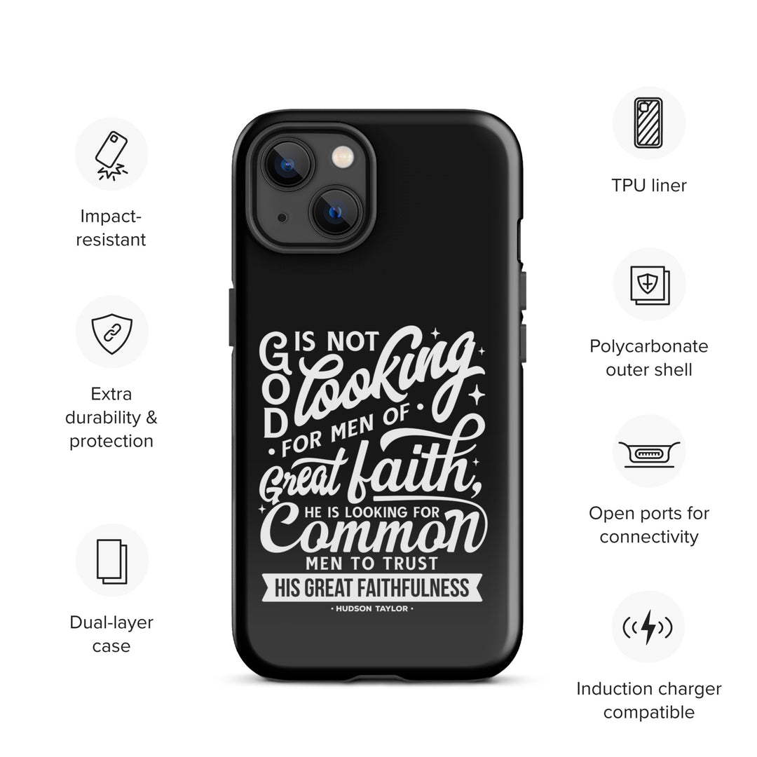 Christian Phone Case Common Men Black for iPhone® iPhone® Phone Cases   