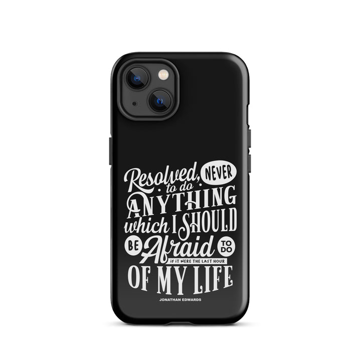 Christian Phone Case Jonathan Edwards Last Hour Black for iPhone® iPhone® Phone Cases Glossy iPhone 13