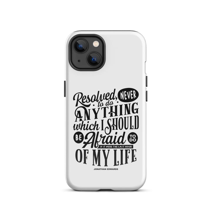 Christian Phone Case Jonathan Edwards Last Hour White for iPhone® iPhone® Phone Cases Glossy iPhone 13