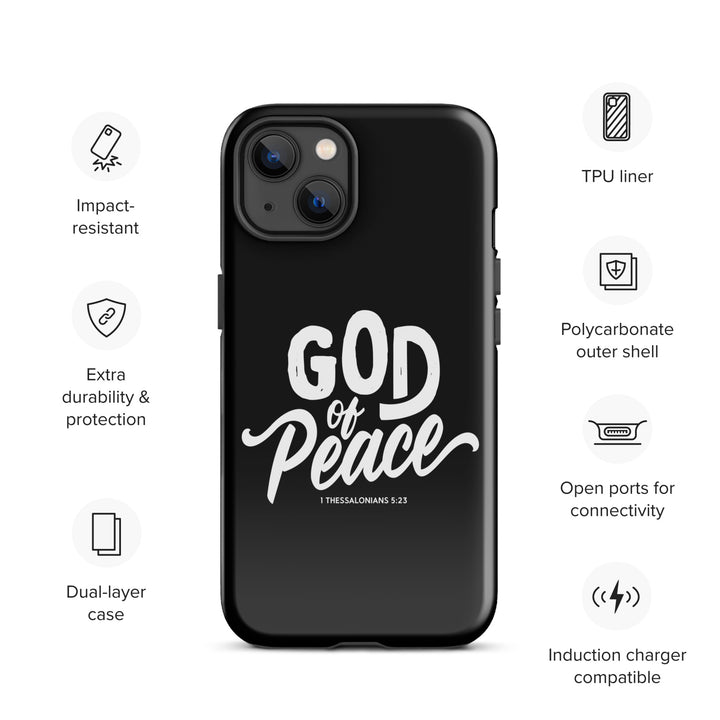 Christian Phone Case God of Peace Black for iPhone® iPhone® Phone Cases   
