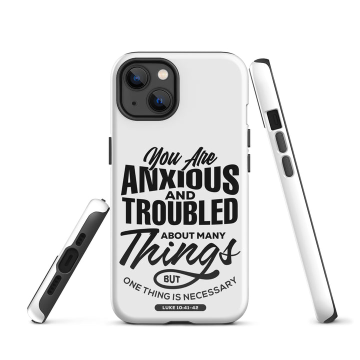 Christian Phone Case Anxious And Troubled White for iPhone® iPhone® Phone Cases   