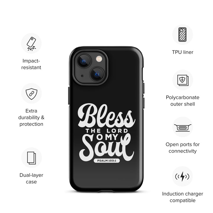 Christian Phone Case Bless The Lord Tough for iPhone® iPhone® Phone Cases   
