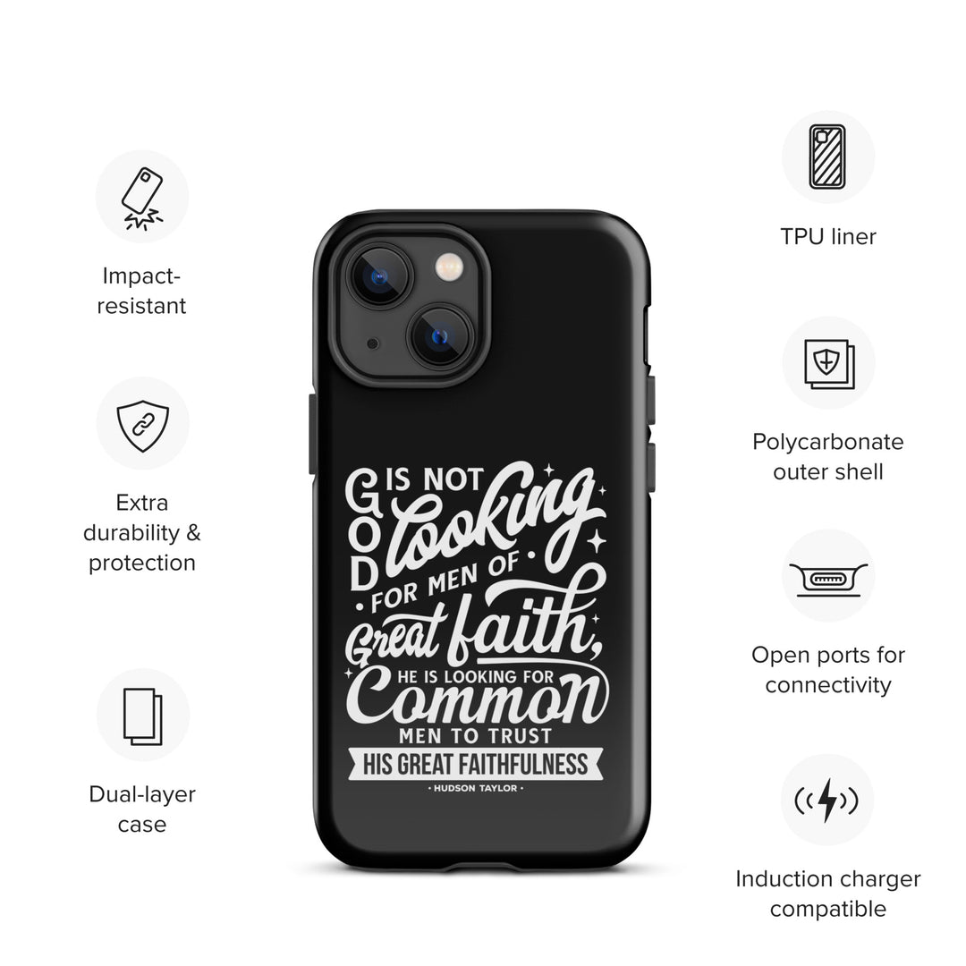 Christian Phone Case Common Men Black for iPhone® iPhone® Phone Cases   