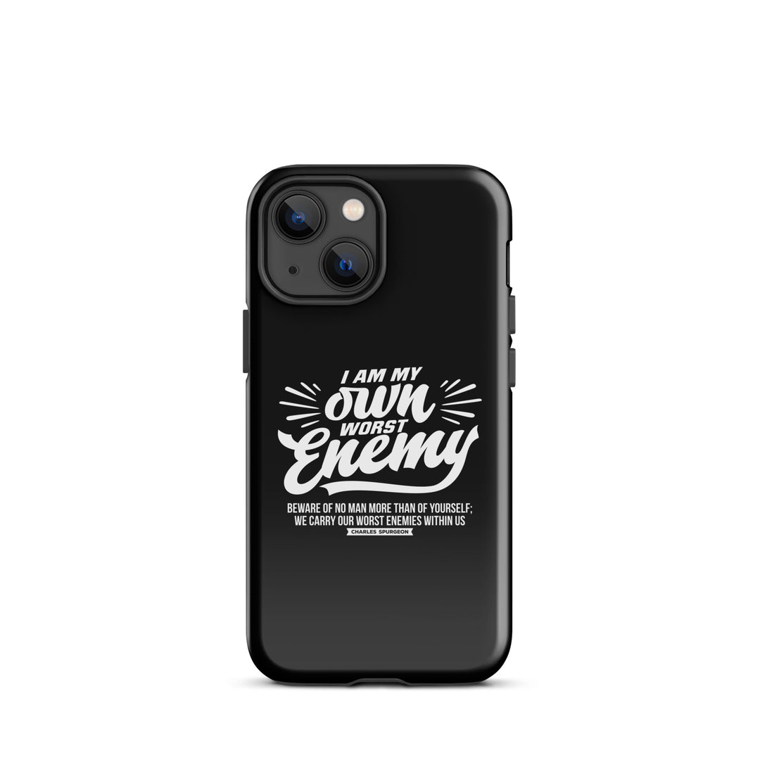Christian Phone Case Charles Spurgeon's Worst Enemy Black for iPhone® iPhone® Phone Cases Glossy iPhone 13 mini