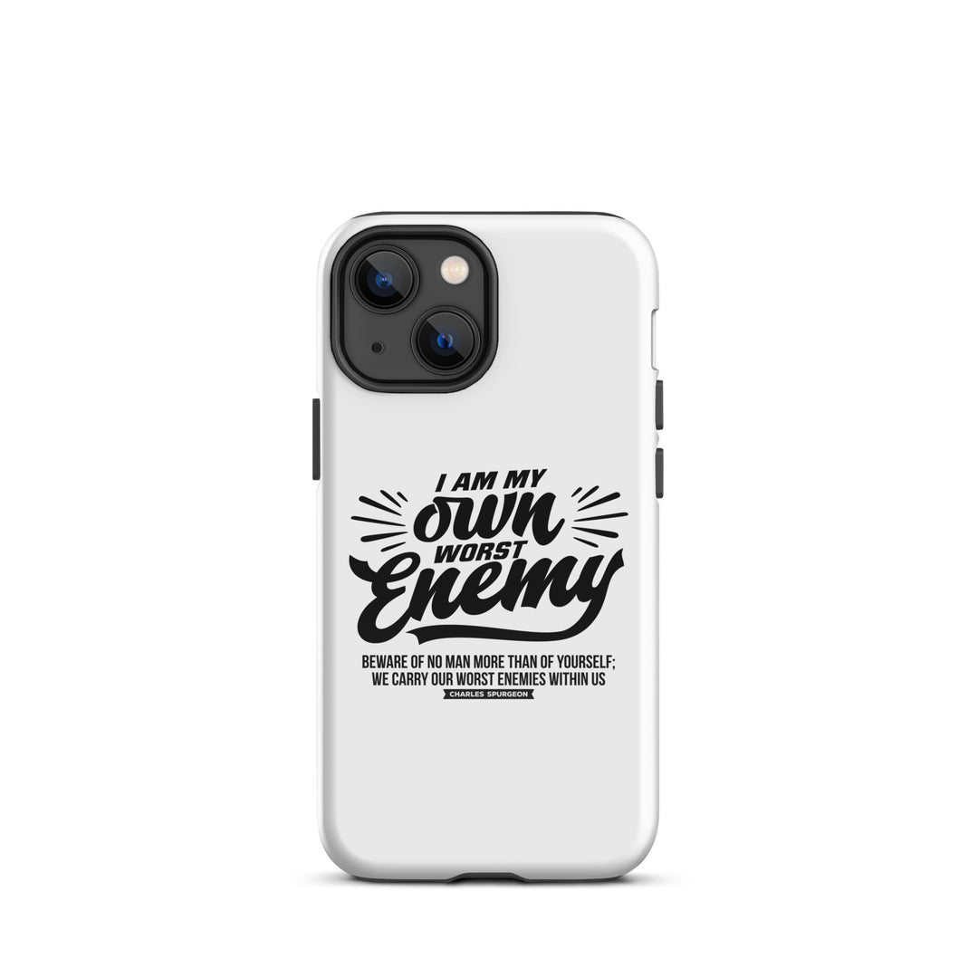 Christian Phone Case Charles Spurgeon's Worst Enemy White for iPhone® iPhone® Phone Cases Glossy iPhone 13 mini