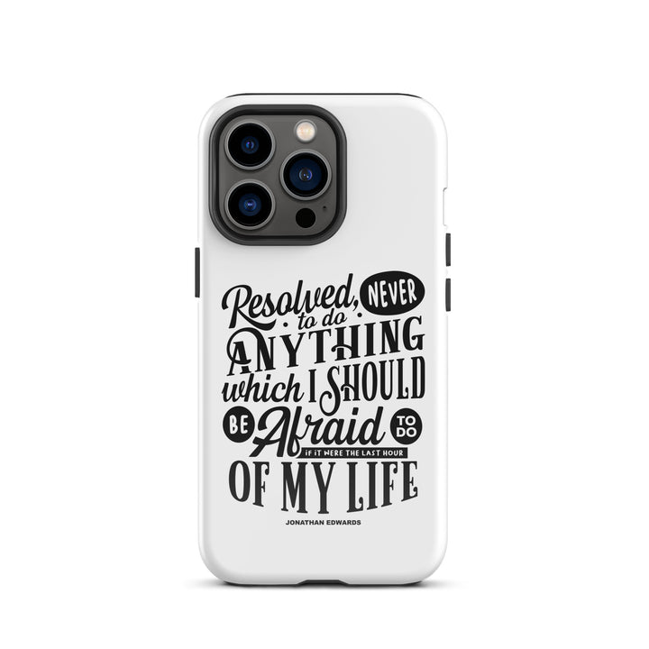 Christian Phone Case Jonathan Edwards Last Hour White for iPhone® iPhone® Phone Cases Glossy iPhone 13 Pro