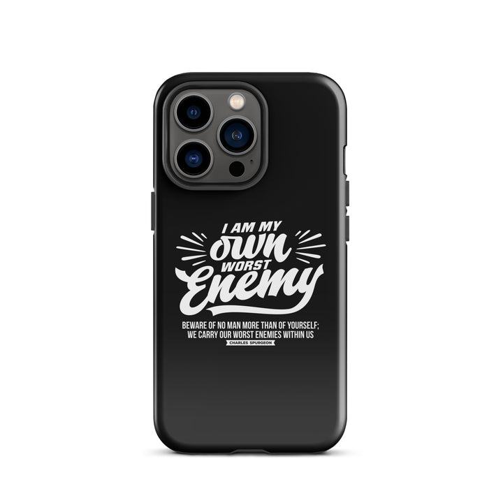 Christian Phone Case Charles Spurgeon's Worst Enemy Black for iPhone® iPhone® Phone Cases Glossy iPhone 13 Pro