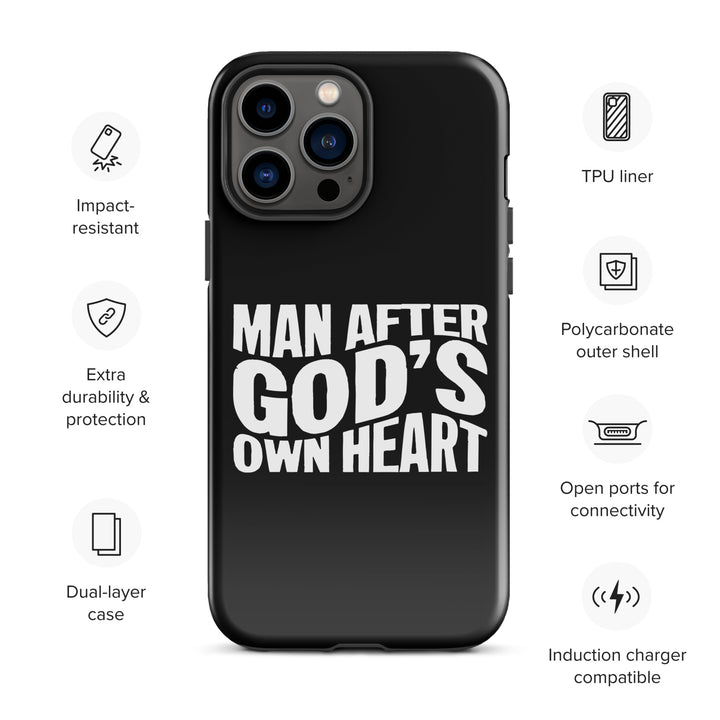 Christian Phone Case Man After God's Heart for iPhone® iPhone® Phone Cases   