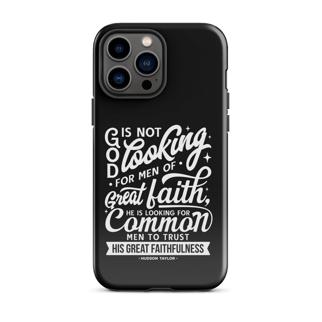 Christian Phone Case Hudson Taylor Common Men Black for iPhone® iPhone® Phone Cases Glossy iPhone 13 Pro Max