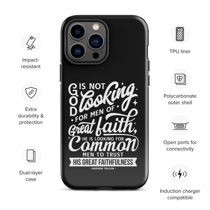 Christian Phone Case Common Men Black for iPhone® iPhone® Phone Cases   