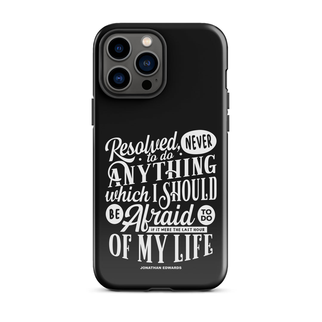 Christian Phone Case Jonathan Edwards Last Hour Black for iPhone® iPhone® Phone Cases Glossy iPhone 13 Pro Max