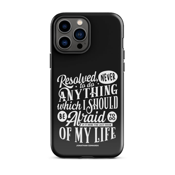 Christian Phone Case Jonathan Edwards Last Hour Black for iPhone® iPhone® Phone Cases Glossy iPhone 13 Pro Max